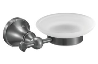 Мыльница Rose RG1903T пепельный